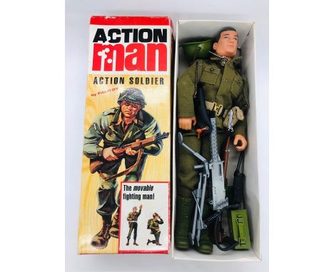 A boxed Action Man, commemorative.