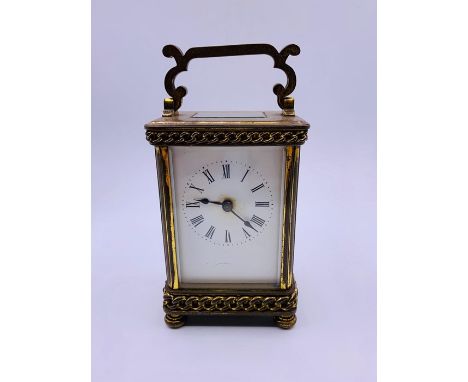 A French Brass Carriage clock