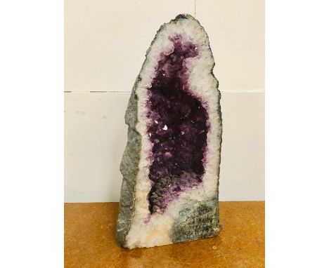 Large amethyst crystal (approx. 44cm tall)