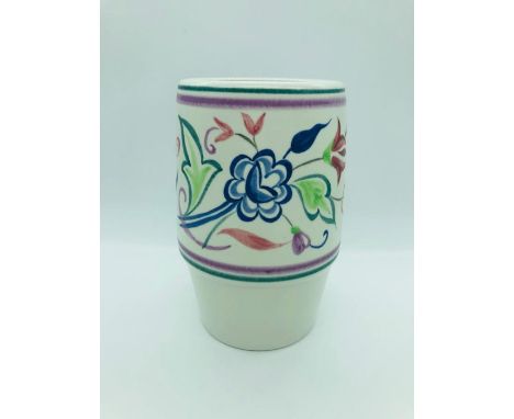 A Poole Pottery 'Bluebird' pattern vase.