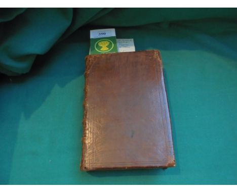 Leather bound vol. of The Picture Bible in 5 parts, many engravings on copper offered with letter of authenticity dated 2003 