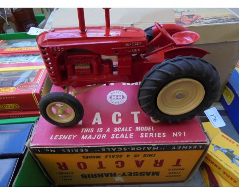 Lesley Series 1 metal model of a Massey Harris tractor in original box 