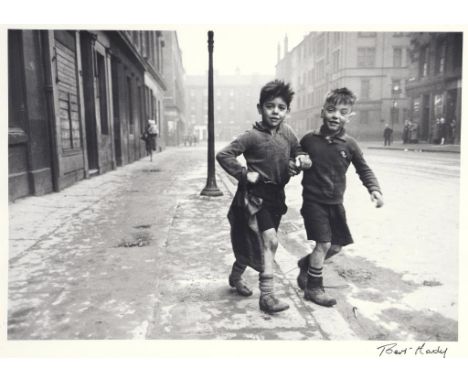 BERT HARDY (1913-1995) THE GORBALS GLASGOW 1948; THE PARTY IS OVER 1952   two, gelatin silver prints, printed later, both wit