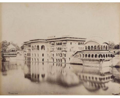 SAMUEL BOURNE (1834-1912) AN ALBUM OF PHOTOGRAPHS OF INDIA 95 mounted albumen prints, 23 x 29cm and c, all captioned, several