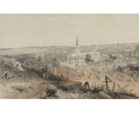 VARIOUS LITHOGRAPHERS AFTER WILLIAM SIMPSON, RI (1823-1899) SCENES FROM THE CRIMEAN WAR  eight,  lithographs by Day & Son, 38