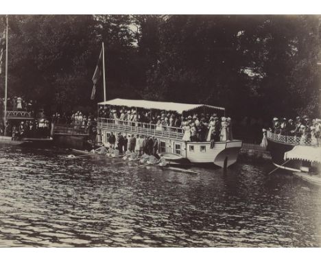 A PHOTOGRAPH ALBUM OF CAPTAIN HUMPHREY WATTS,  3RD VB CHESHIRE REGIMENT, C1905  including mounted whole plate photographs of 