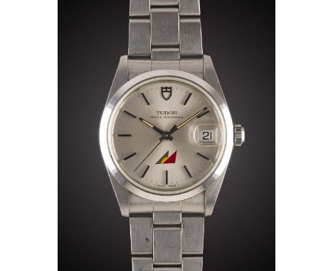 A GENTLEMAN'S STAINLESS STEEL ROLEX TUDOR PRINCE OYSTERDATE BRACELET WATCHCIRCA 1993, REF. 74000N COMMISSIONED FOR PHILIPPINE