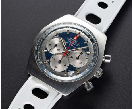 A GENTLEMAN'S STAINLESS STEEL ZENITH EL PRIMERO AUTOMATIC CHRONOGRAPH WRIST WATCH CIRCA 1971, REF. A788 Movement: 31J, automa