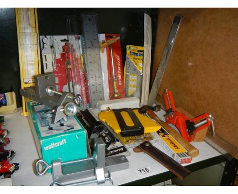 A quantity of tools and measures.