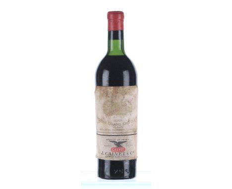   1945 Chateau Margaux, 1er Cru Classe Margaux T/S 1x75cl  Stored by the same owner since first release    