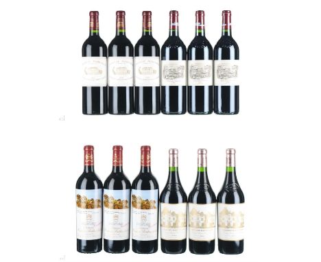 2004 Chateau Mouton Rothschild, 1er Cru ClassePauillac3x75cl2004 Chateau Haut Brion, 1er Cru ClassePessac Leognan3x75cl2004 C