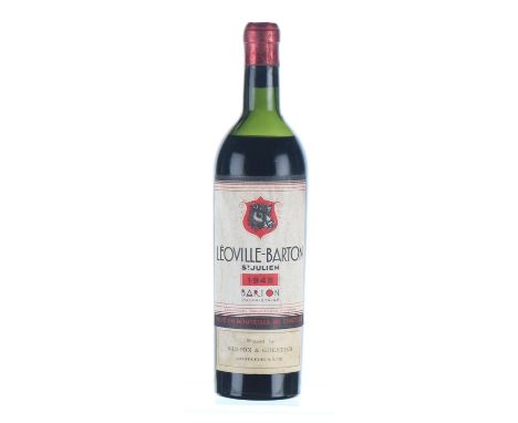   1945 Chateau Leoville Barton, 2eme Cru Classe St Julien M/S 1x75cl  Stored with the same owner since first release    