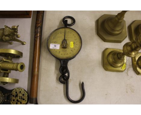 A set of Salter spring balance scales 