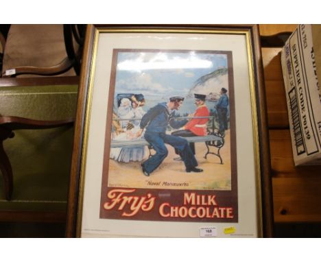 A Frys Milk Chocolate advertising print 
