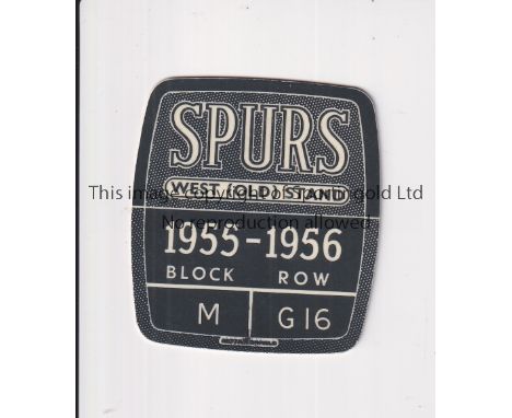TOTTENHAM HOTSPUR      Season Ticket card for 1955/6.      Good