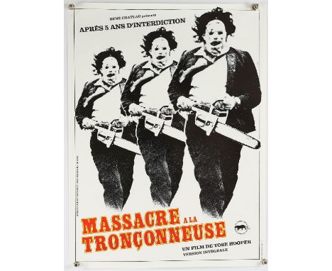 The Texas Chainsaw Massacre Petite French film poster, rolled, 16 x 21 inches.