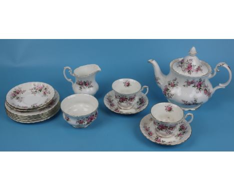 Part Tea service - Royal Albert - Lavender Rose