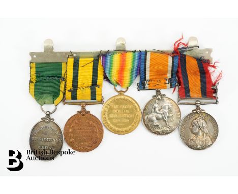 WWI medal group, named to Private H.J Spencer 230026&nbsp;The King's Shropshire Light Infantry, including a British War Medal