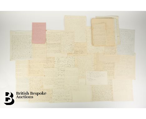 This lot comprises 65+ manuscript copies of poems and pieces of prose all of which appear to have been prepared in Victorian 