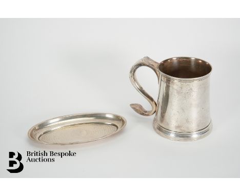 An Edward VII silver christening mug, Chester hallmark, dated 1907, mm&nbsp;Stokes &amp; Ireland Ltd (William Henry Stokes &a