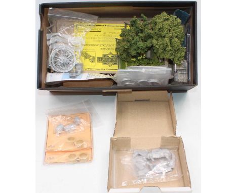 One box containing a quantity of various lead hollow cast farming diorama and accessories the majority appear as issued in va