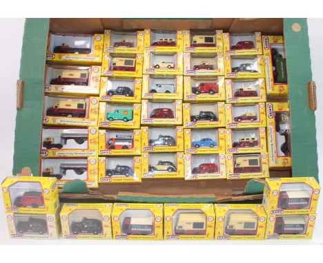 39 various boxed as issued Classix Transport Treasure 1/76 scale diecast vehicles, mixed examples to include an Austin K2 pan