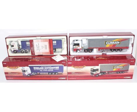 A Corgi Toys Hauliers of Renown 1/50 scale road transport diecast group, two boxed as issued examples to include Ref. Nos. CC