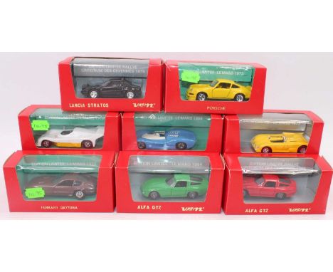 Eight various boxed Verem 1/43 scale Classic and Highspeed Racing diecast models to include a Ferrari Daytona Le Mans 1972 ra