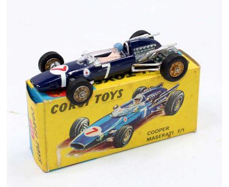 A Corgi Toys boxed racing car diecast group, two examples to include No. 314 Ferrari Berlinetta 250 Le Mans race car, housed 