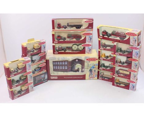 20 various boxed as issued Corgi and Days Gone Trackside 1/76th scale road transport diecast vehicles and dioramas, mixed exa