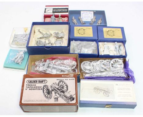 A collection of various mixed white metal military figure kits to include under two flags, Hinchcliffe models, Caldercraft, S