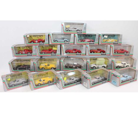 20 various boxed as issued Model Box of Italy 1/43 scale Highspeed Racing and Classic Car diecasts, mainly Ferraris to includ