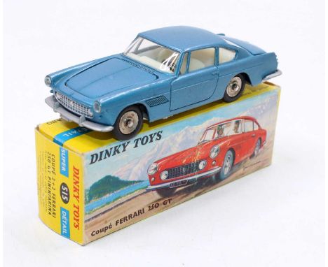 Dinky Toys French, 515, 2+2 Ferrari 250GT Pininfarina, metallic blue, concave hubs, no defects seen (M,BVG)