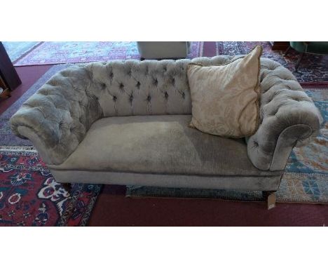 An early 20th century two seater chesterfield sofa, H. 70 L. 175 D. 90cm 