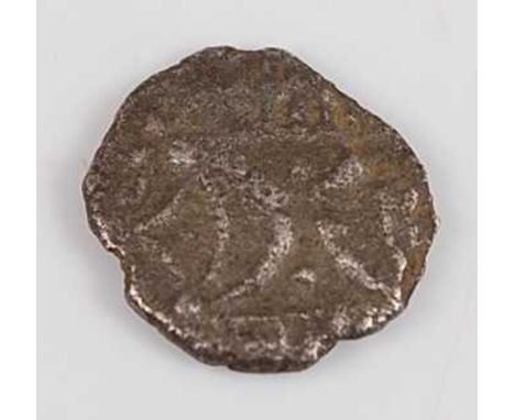 Celtic Iceni, AR Unit, 1st century, obv; two opposed crescents, rev; horse. (1)