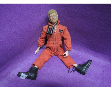 An early Action man by Palitoy Hasbro 1964 plastic hands and blonde flock beard