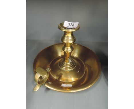 A vintage chamber candle stick brass cast