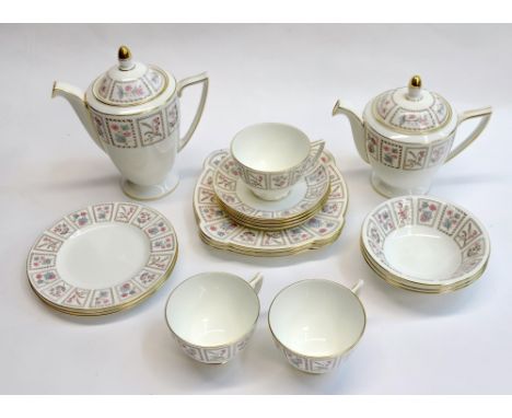 A Minton Tapestry 18 piece part breakfast service.