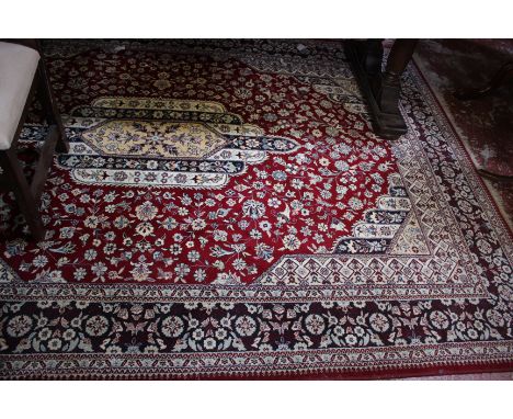 A Middle Eastern design carpet 200 x 300cm and a runner 