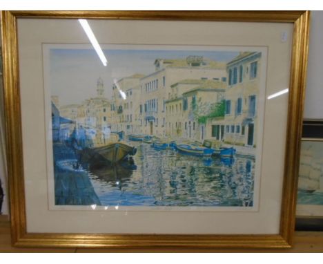 Michael Woods limited edition print of Venice ' Venetion Burge'