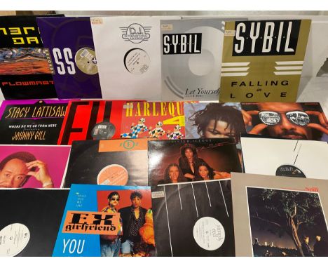 Large selection of 12 inch dance, R&amp;B and soul record singles to include Sybil, Stacy Lattisaw, Maurice White 