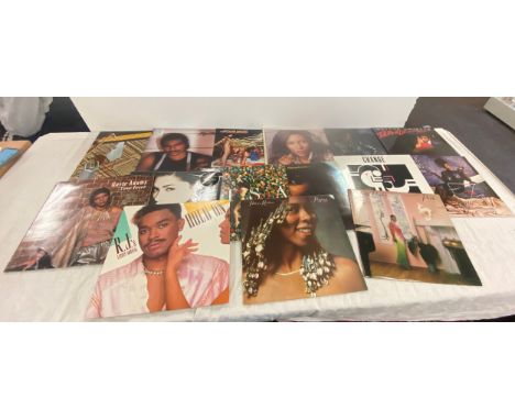 Selection of 15 LPs R&amp;B/Soul vinyl records to include Ray Parker, Patrice Rushen, Gayle Adams etc 