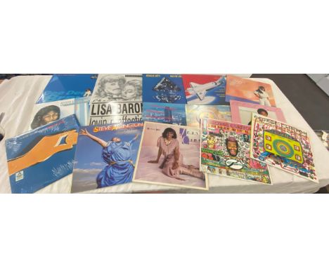 Selection of assorted records includes Jean Carn, Steve Arrigton, Dee Dee brang, Melba moore etc approx 15 records in total 
