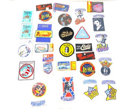 Large Selection of elvis presley pick and patch badges all in original packaging 