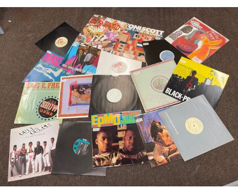 Large selection of 12 inch dance, R&amp;B and soul record singles to includes Sounds of new york, Full force, EPmd etc approx