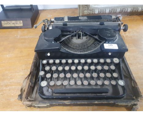* Royal typewriter
