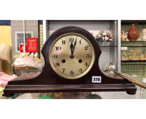 8 DAY MANTEL CLOCK, BEZEL A/F