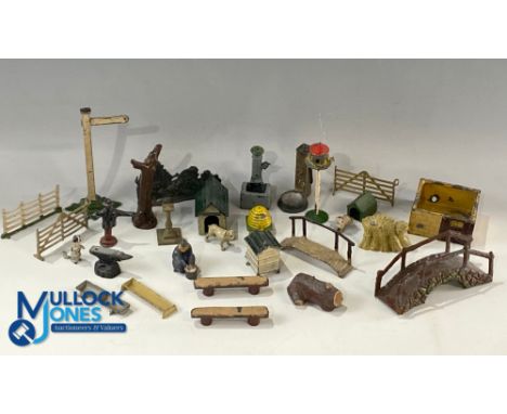 Britains Johillco FGT &amp; Son Lead Farm Figures Toys Accessories, a good collection with noted items of bulldog, kennel, be