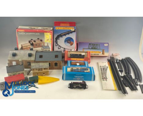 Hornby 00 Gauge Train Locomotives and Track Building Accessories: a box to include Thomas the Tank R351 boxed, Annie r110 coa