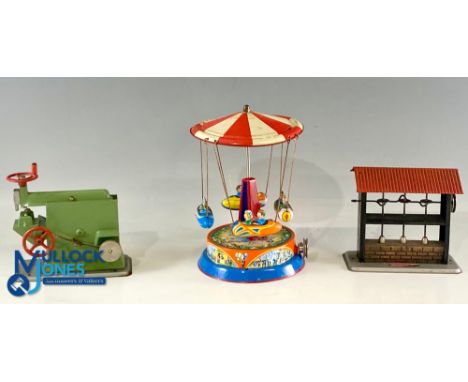 Wilesco Band Driven Live Steam Engine Model, to include shaping tool M65, hammer tool M61- this has one loose rivet to roof, 